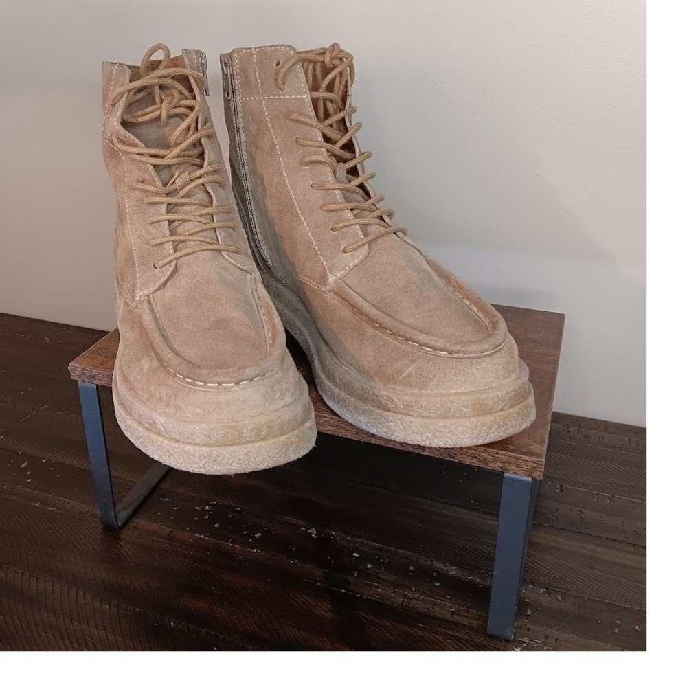 FREE PEOPLE Hiker Suede‎ Combat Boots Women's Lug Utilitarian Size 40/9.5-10 - Picture 13 of 13